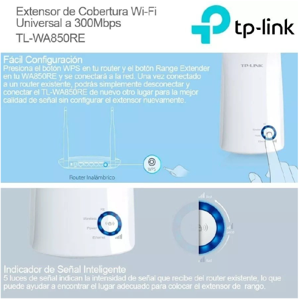 Extensor de Rango WA850RE TPLINK