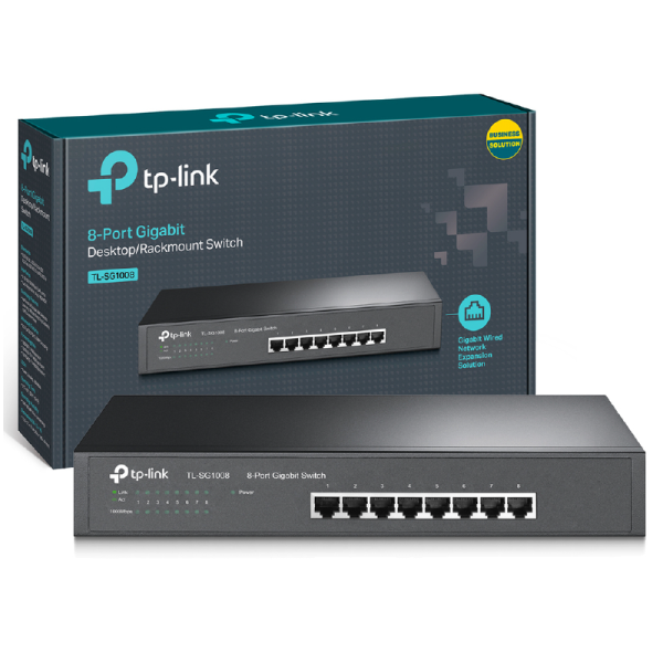 Switch SG-1008 10/100/1000 8 Puertos - TP-LINK